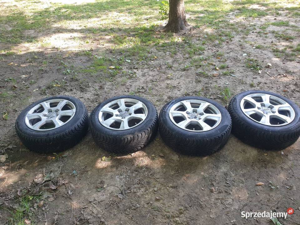 Felgi aluminiowe audi a4b8 opony zima Średnica 16" lubelskie sprzedam