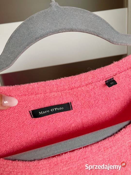 Nowy różowy sweter oversize Marc OPolo długi Nisko