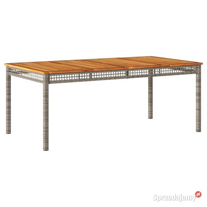 vidaXL Stół ogrodowy szary 180x90x75 SKU366280 Pozostałe