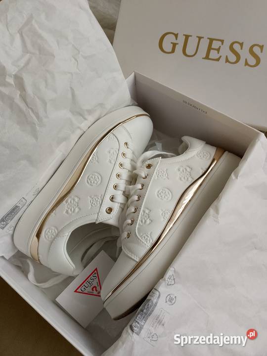 Guess białe sneakersy BONNY rozmiar 37 małopolskie Olkusz