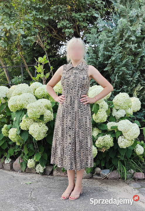Vintage sukienka lata 90 boho S 36 Katies retro Szczecin