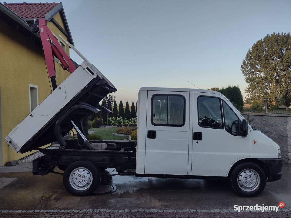 Fiat Ducato Ducato Doka Kiper Gaz LPG Żuraw HDS 132000km zachodniopomorskie Stargard
