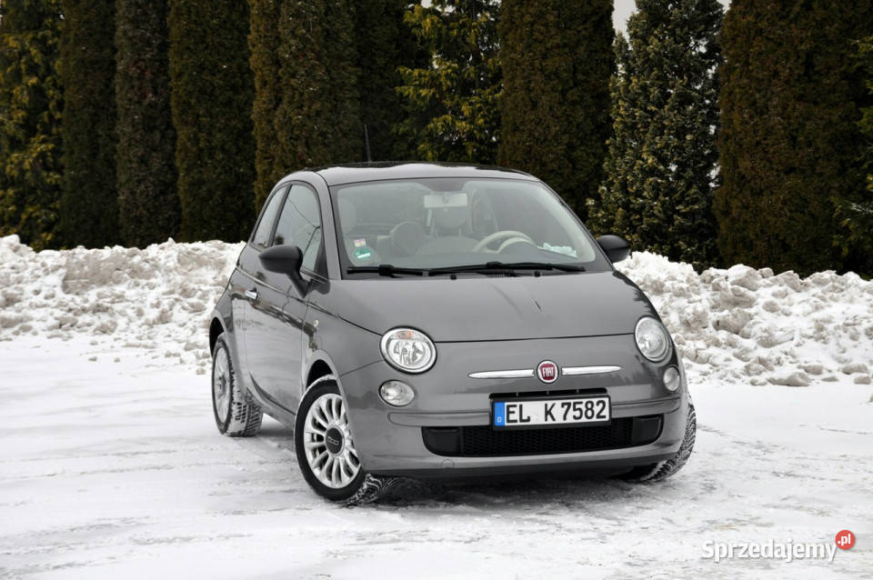 Fiat 500 12i69PanoramaKlimatyzacjaWelurChromI czujnik deszczu