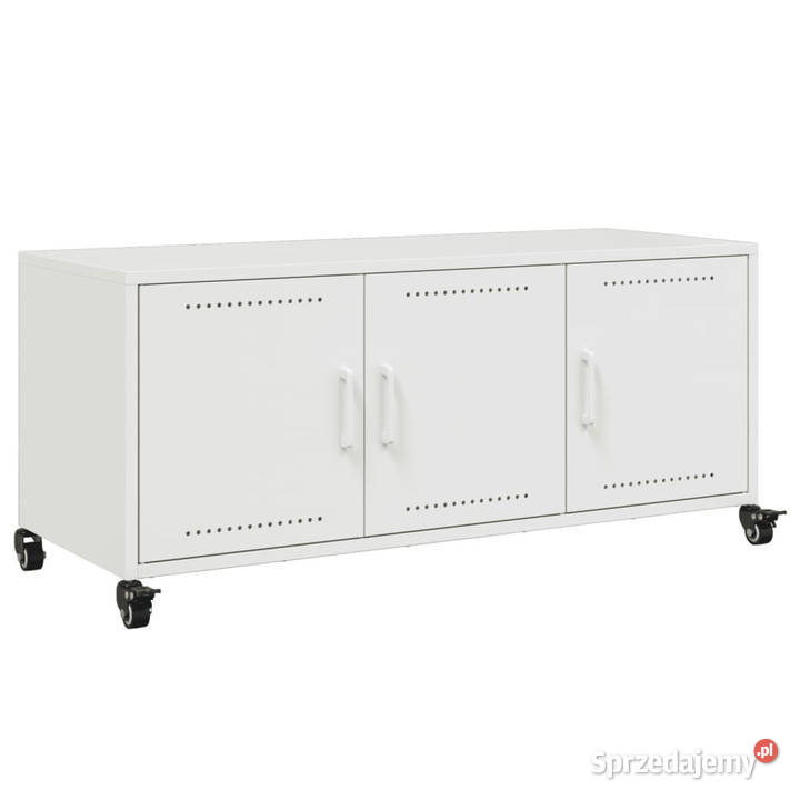 Szafka RTV biała 1005x39x435 stal WM846649 Warszawa