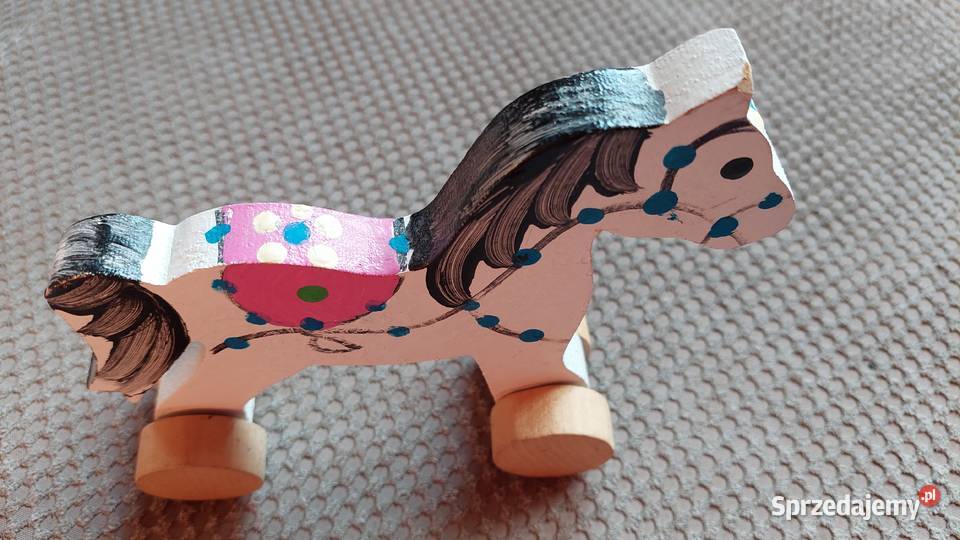 konik drewniany malowany 2 lata+ Kraków