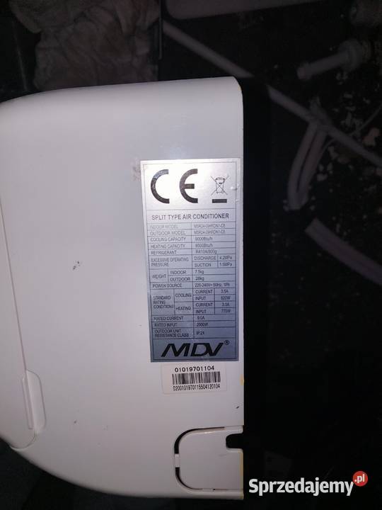 Klimatyztor split MDV MDV ściennosufitowy Warszawa