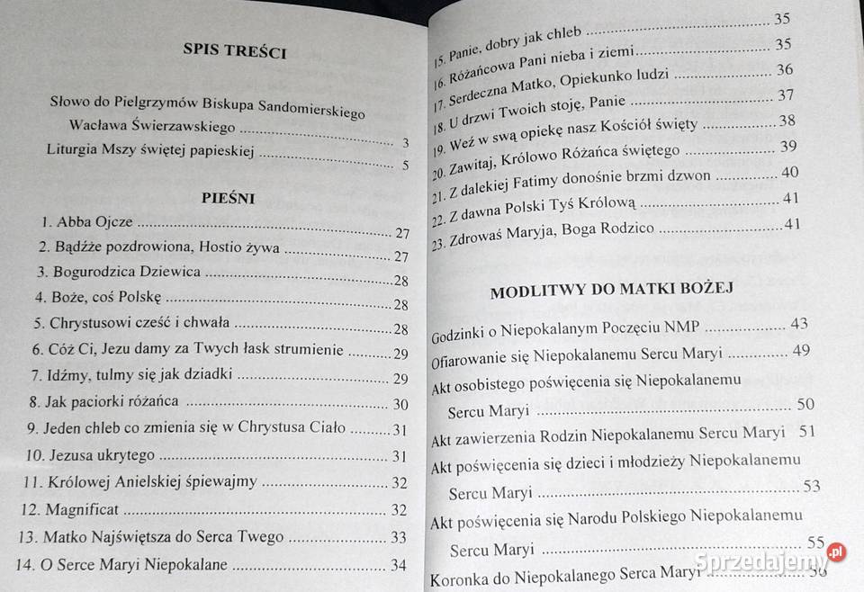 Modlitewnik pielgrzyma Red ks Zbigniew Wiatrek Chełm sprzedam