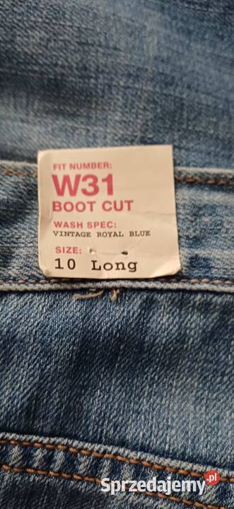 Spodnie NOWE męskie z metką W31 jeansowe Sieradz