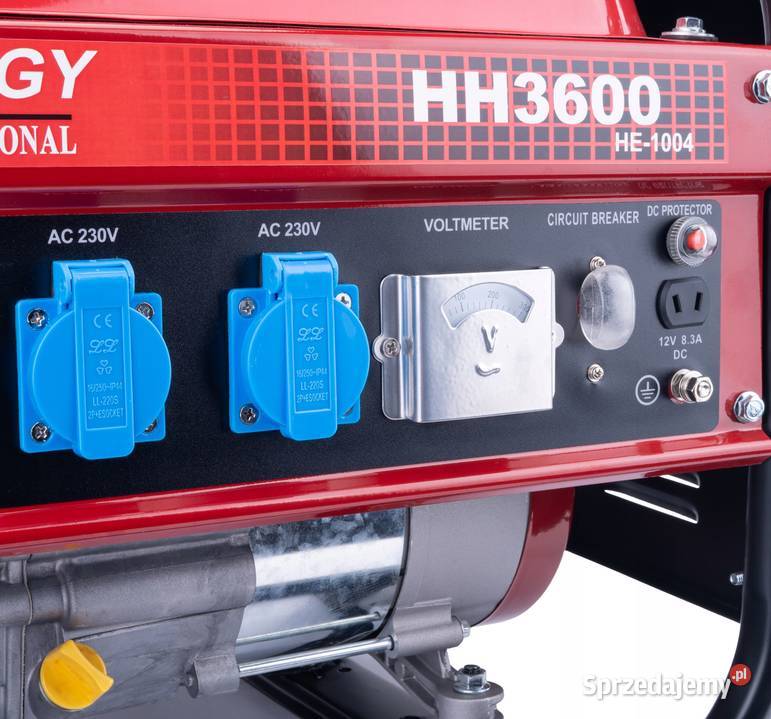 Agregat PRĄDOTWÓRCZY Generator 2500W 230V HE1004 Narzędzia