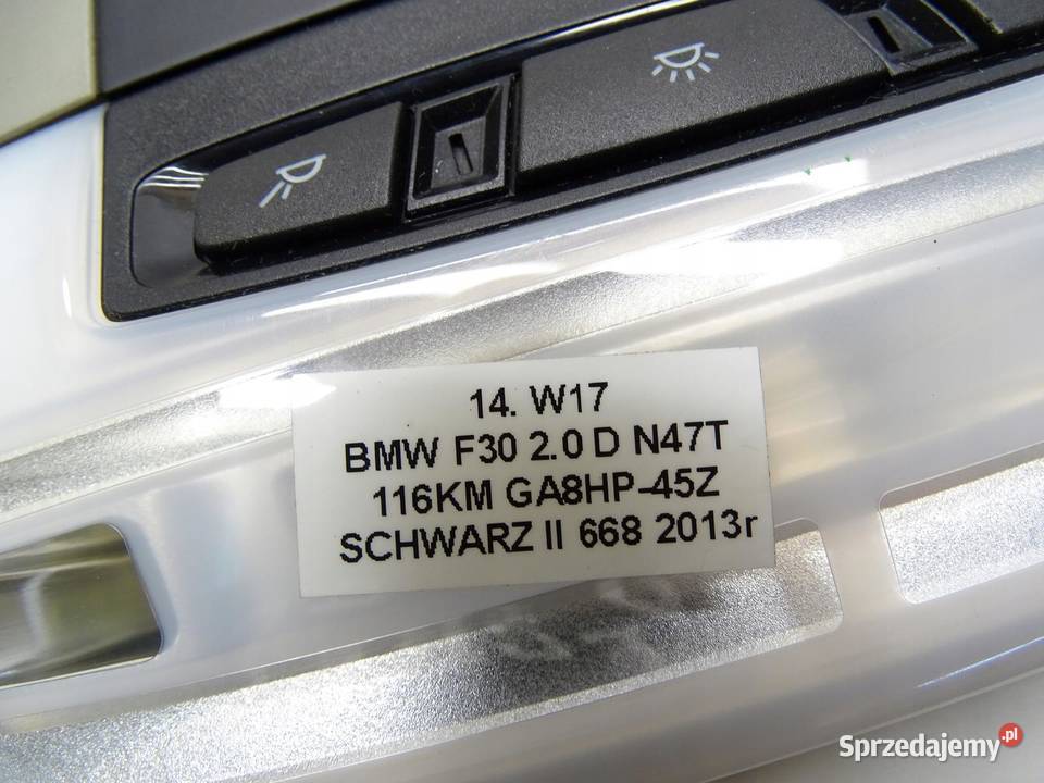 LAMPA OŚWIETLENIE KABINY PODSUFITKI BMW F30 F31 osobowe