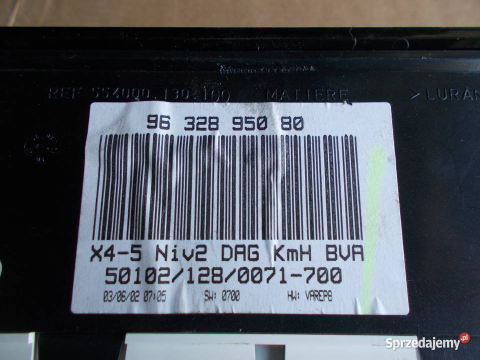 citroen c5 30 v6 02r licznik zegary Zamość