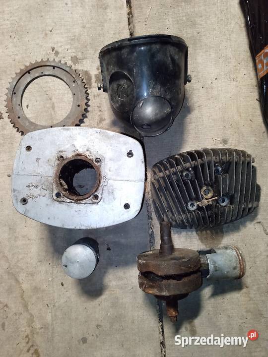 WSK 175 Wał Cylinder Głowica Tłok Oryginalne Siedlce sprzedam