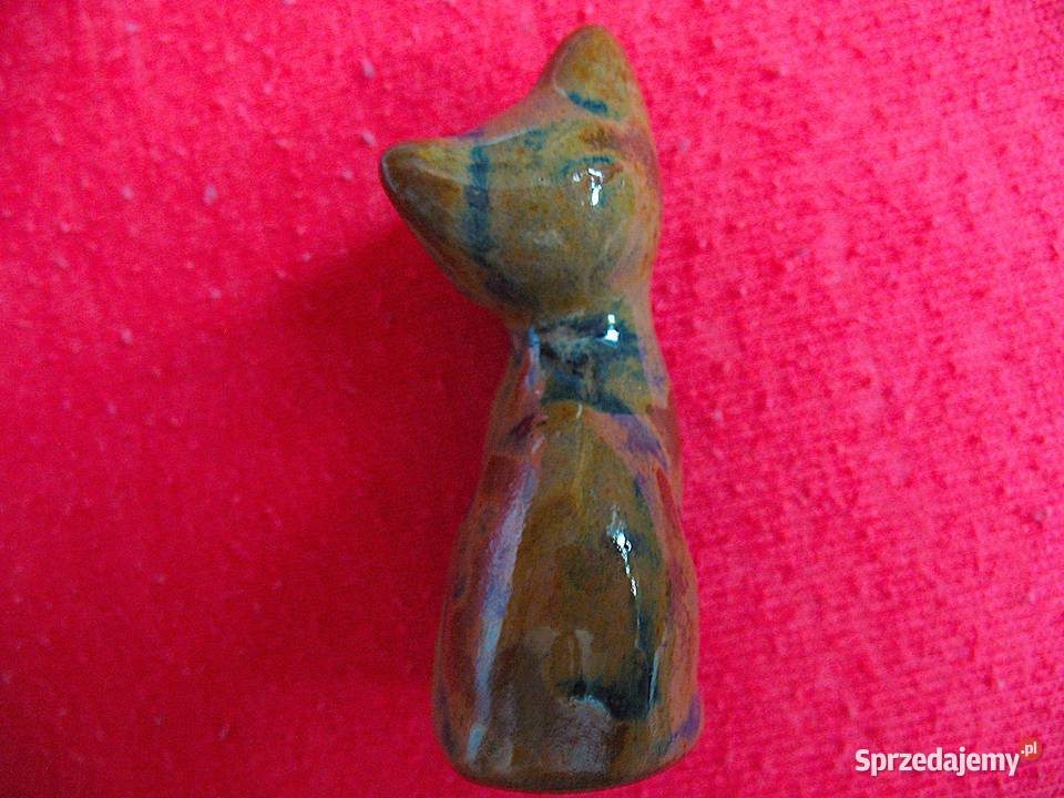 Kot marmurkowy ceramika 55 x 2 x 2 Miniaturka brązowy Siedlce