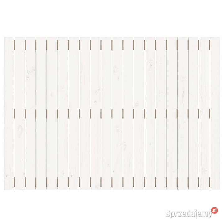 Wezgłowie łóżka białe 1275x3x90 lite drewno Warszawa sprzedam