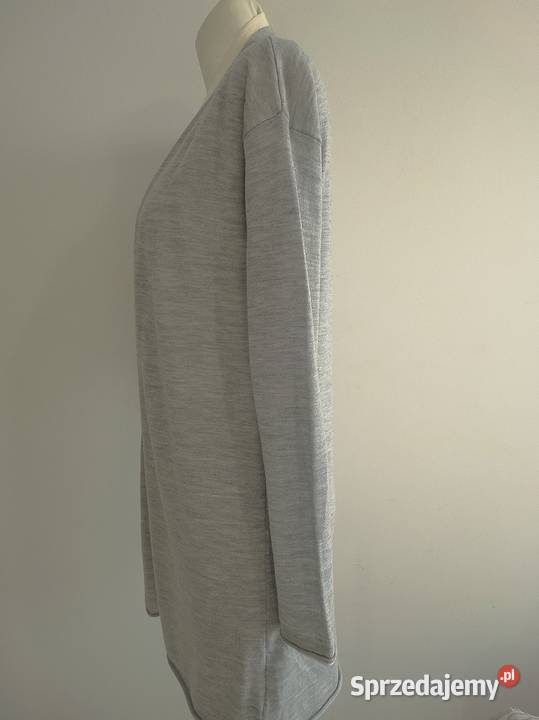 Sweter Blezer Wełniany 100 Wełna Merino Długi podlaskie Łomża