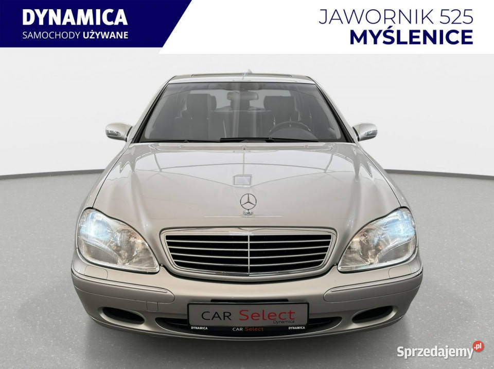 Mercedes S 500 50 V8 306 automat 2002 r przebieg ESP małopolskie Myślenice