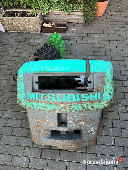 wózek widłowy Mitsubishi FD25 maszt triplex na śląskie Zawiercie
