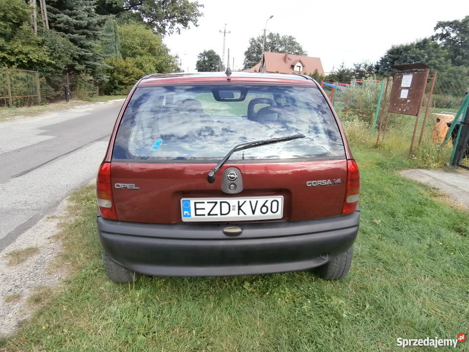 opel corsa 1996 14 benzyna kupiony w Polsce Sieradz