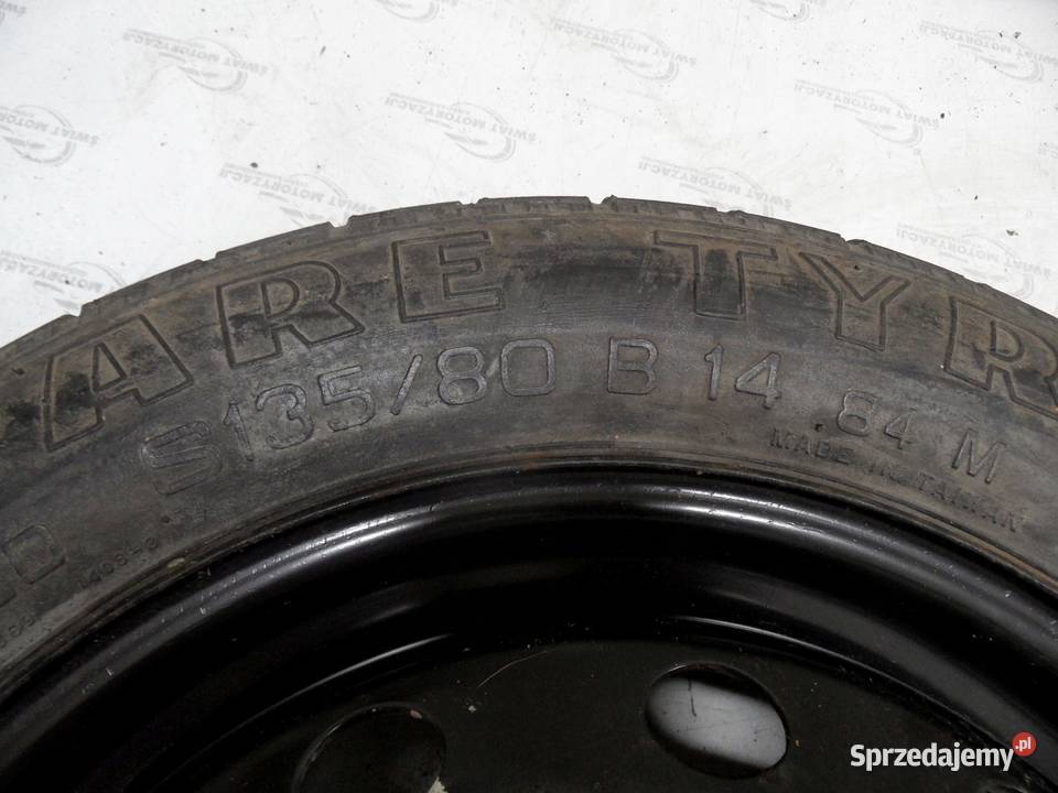 ALFA ROMEO FIAT LANCIA koło dojazdowe 1358014