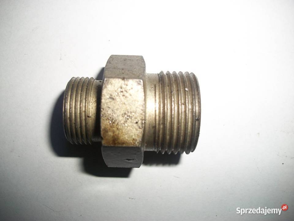 Przyłączka prosta M22x15 na M27x2 PN140 1616 Olkusz sprzedam