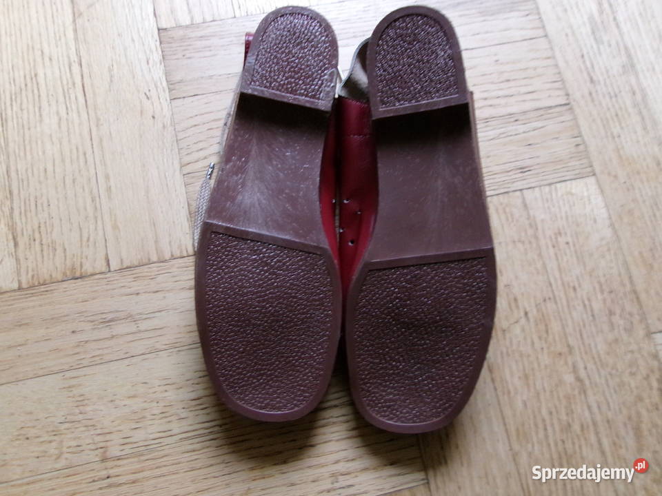 Obuwie robocze zdrowotne damskie skórzane z PRL sprzedam