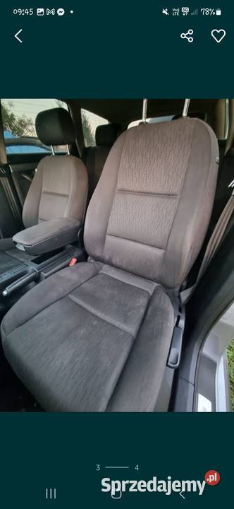 Komplet foteli a4b7 kombi przód tył kanapa