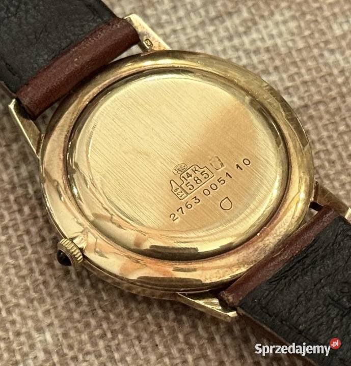 Zegarek męski złoty złoto 585