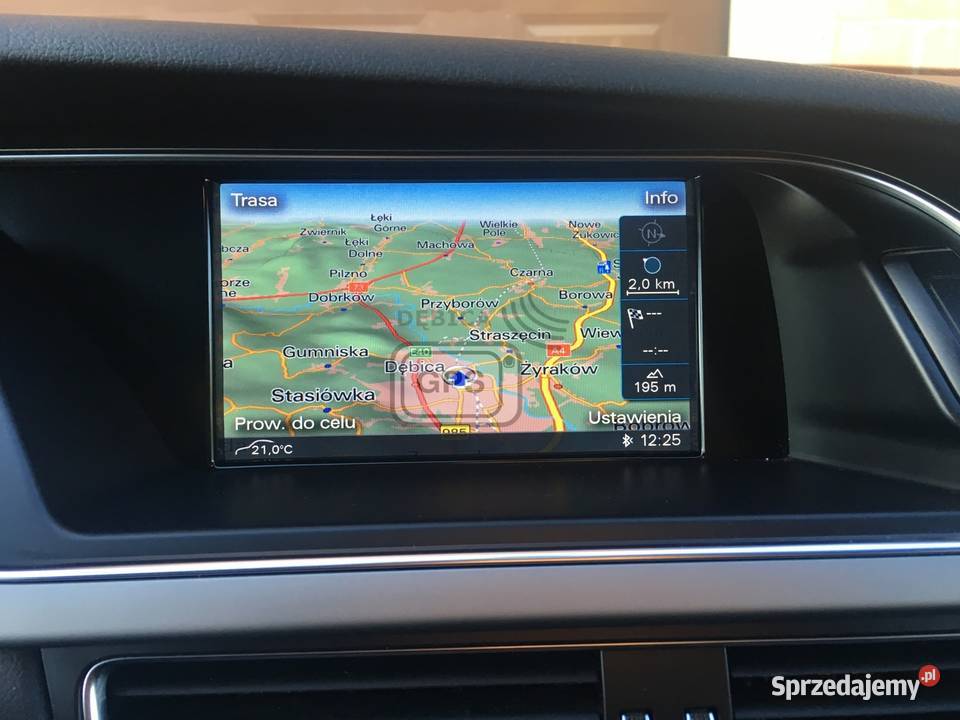 Mapy Audi 3Gh 3Gp Mib A4 A5 A6 A7 A8 Q5 Q7 3G podkarpackie Dębica