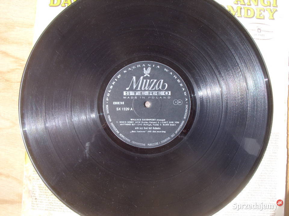 Jazz LP Wallace DavenportAngi Domdey MUZA jazz dolnośląskie
