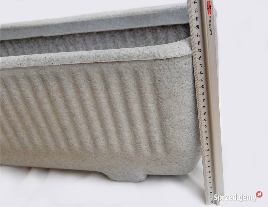 Duża donica osłonka skrzynia kamień granit Lublin