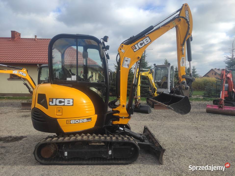 Minikoparka JCB 8026 cts 2021r model 2022r 1800 lubelskie Ryżki sprzedam