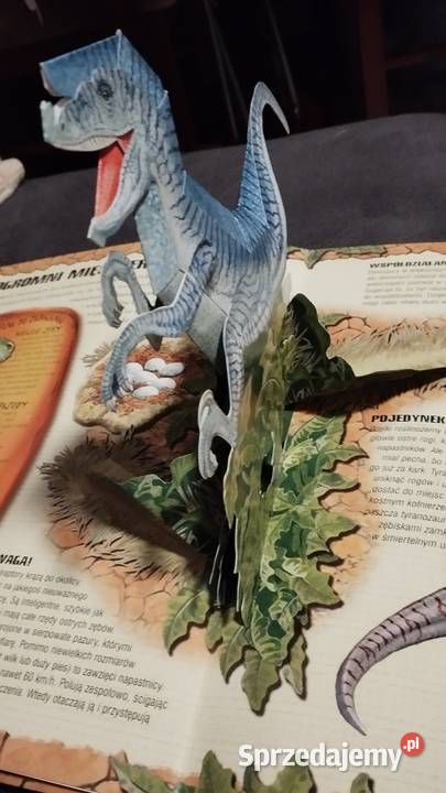 wielka księga dinozaury plakietki rozkladanki Poznań