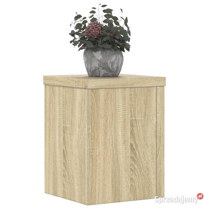 Podstawki pod doniczki 2 dąb sonoma 15x15x20 mazowieckie Warszawa