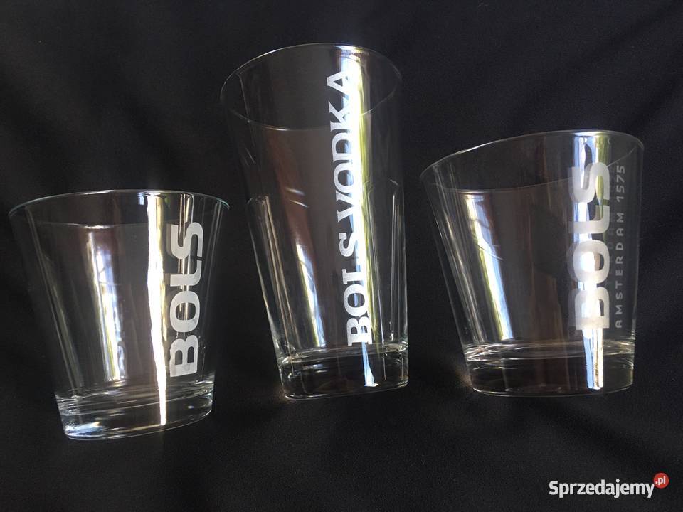 Szklanki szklana Bols komplet Kołobrzeg