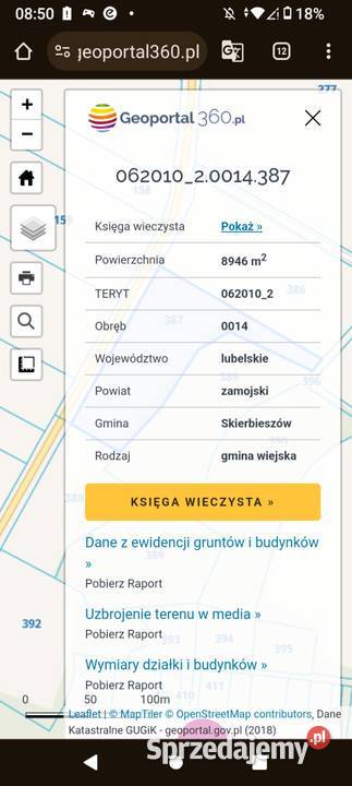 Sprzedam pole PodwysokieGóra Podwysokie sprzedam