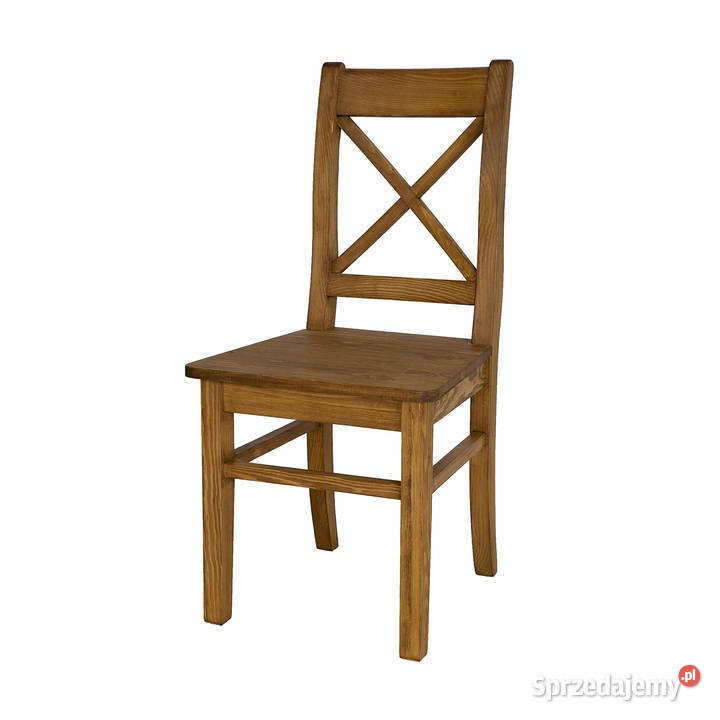 Drewniane krzesło rustykalne do jakadni kuchni sprzedam