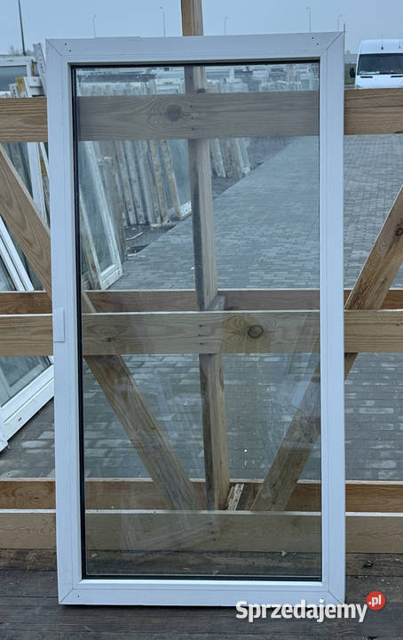 OKNA KacprzaK Witryna 70X126 FIX Używany PCV Siedlce