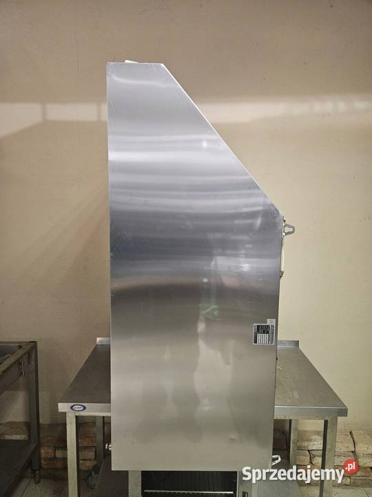 Okap nierdzewny przyścienny 95 x 120 z wbudowaną Góra