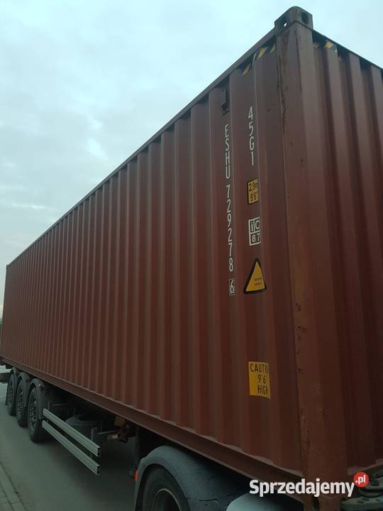 Kontener morski 40 HC IICL 12 metrowy POLKONT łódzkie Kutno