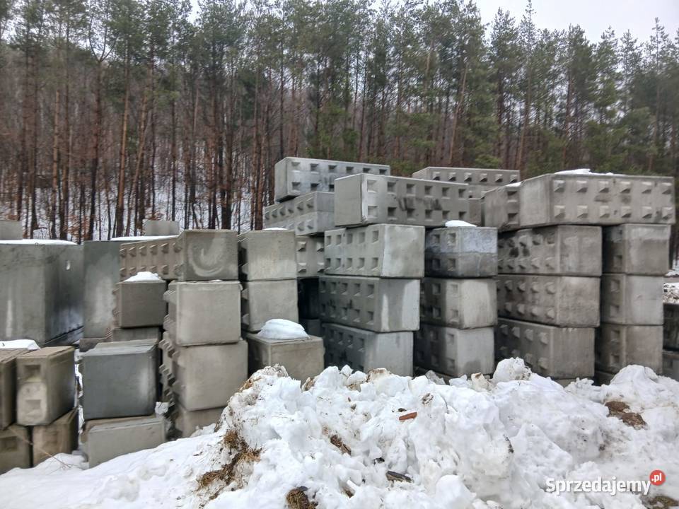 kloce betonowe lego mur oporowy bloki betonowe Wejherowo sprzedam