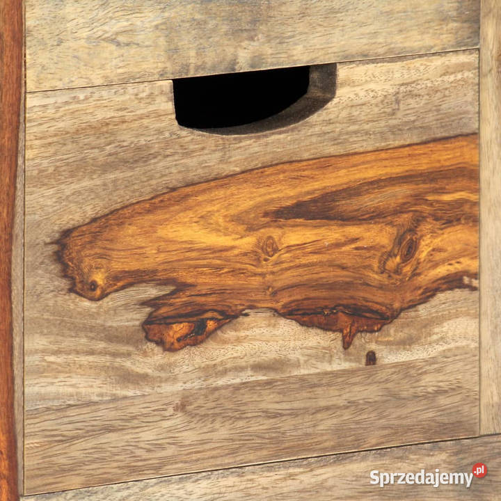 Szafka szara 100x30x50 z litego drewna sheesham Warszawa