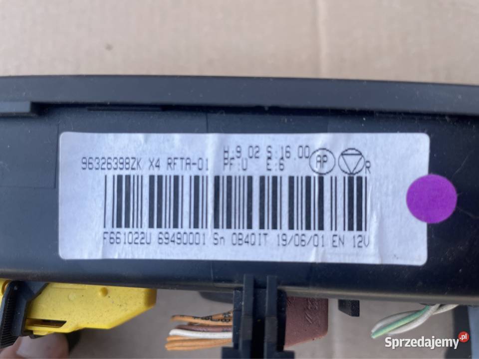 Panel klimatyzacji nawiewu 96326398ZK citroen c5 Szczecin