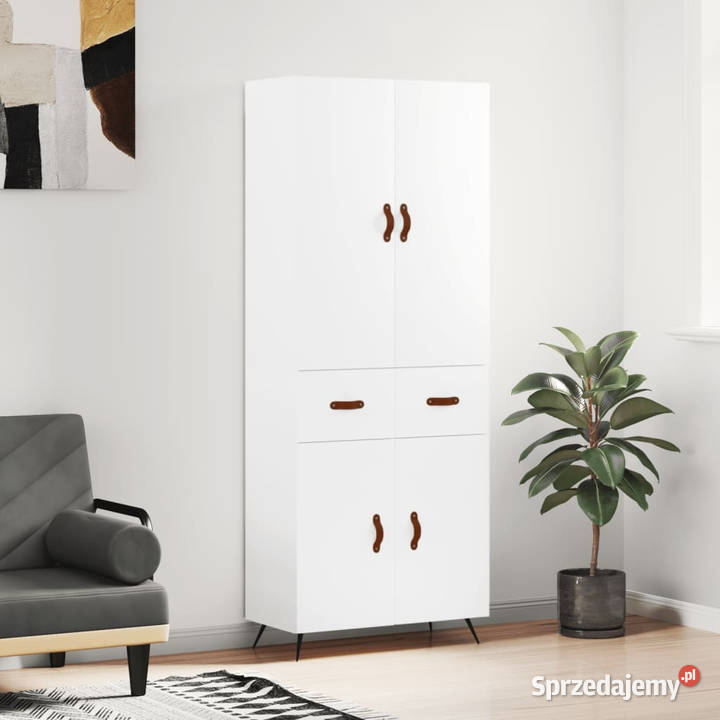 Witrynka biała 695x34x180 materiał mazowieckie Warszawa