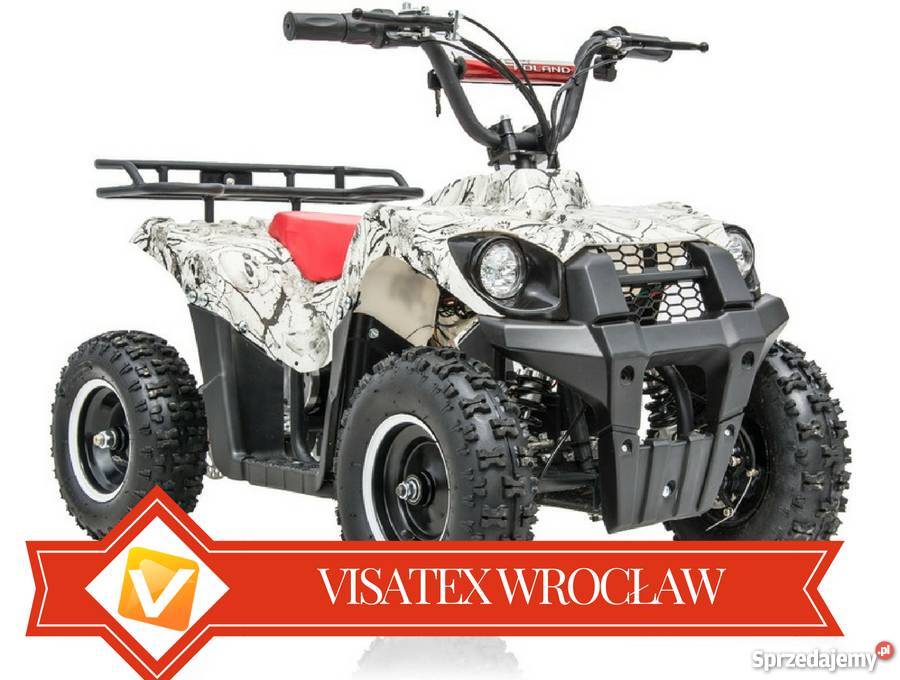 MINI QUAD ELEKTRYCZNY M9 800W LED REGPRĘD Salon benzyna Wrocław