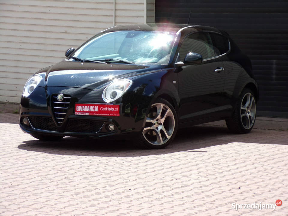 Alfa Romeo Mito Automat Klimatronic Gwarancja 14 czarny Samochody osobowe Mikołów sprzedam