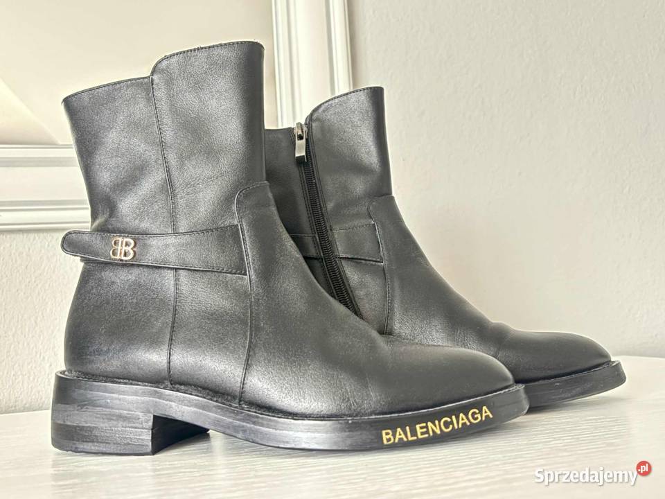 Nowe BALENCIAGA 37rSkóra naturalna skóra Kraśnik