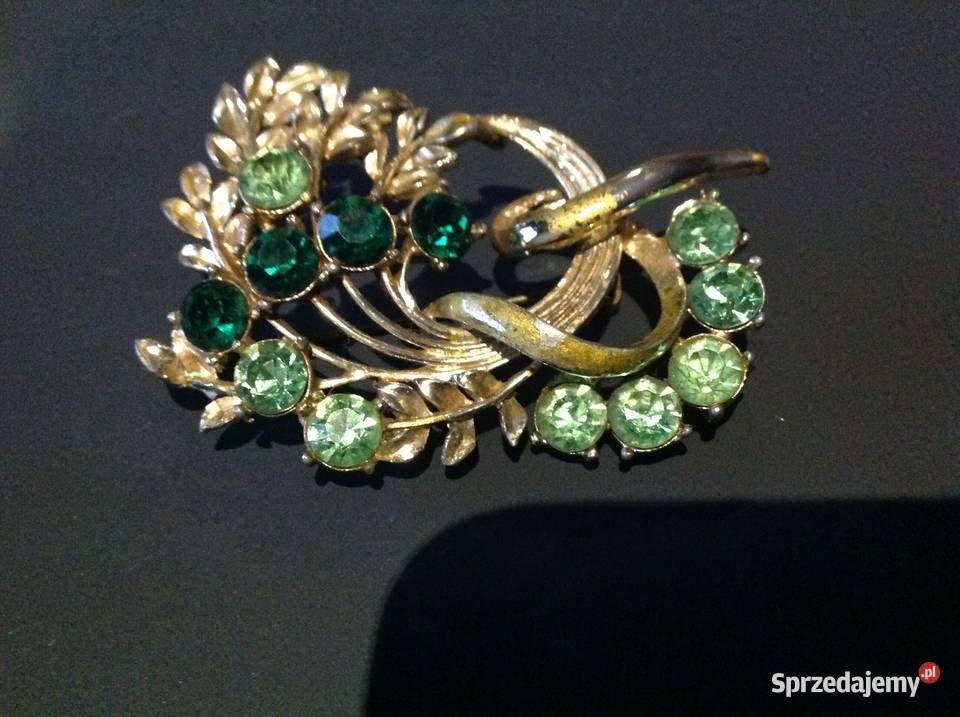 Broszka Damska Vintage sygnowana Nowa Sól