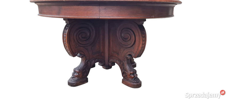 DUŻY STÓŁ NEORENESANSOWY ROZKŁADANY Szczecin sprzedam