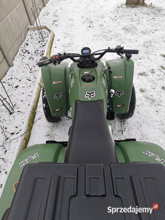 Duży Quad Adlykwity l7e kufer stan benzyna wielkopolskie Rawicz