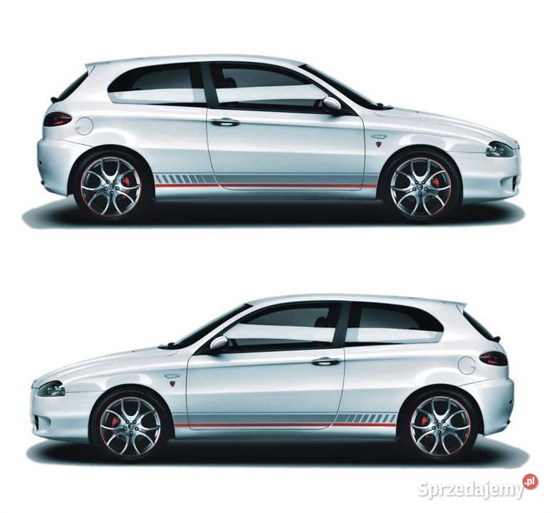 ALFA ROMEO 147 159 Ducati Corse Naklejki Pasy małopolskie